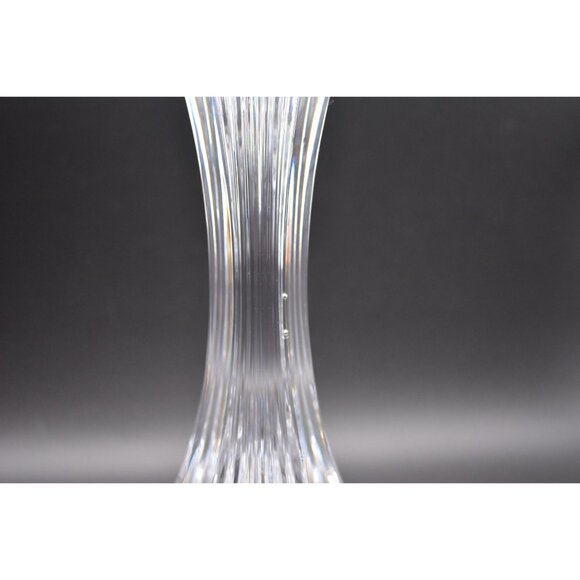 Mikasa Crystal City Lights Art Deco Candle Holder 10" Tall Square Base - Picture 5 of 6